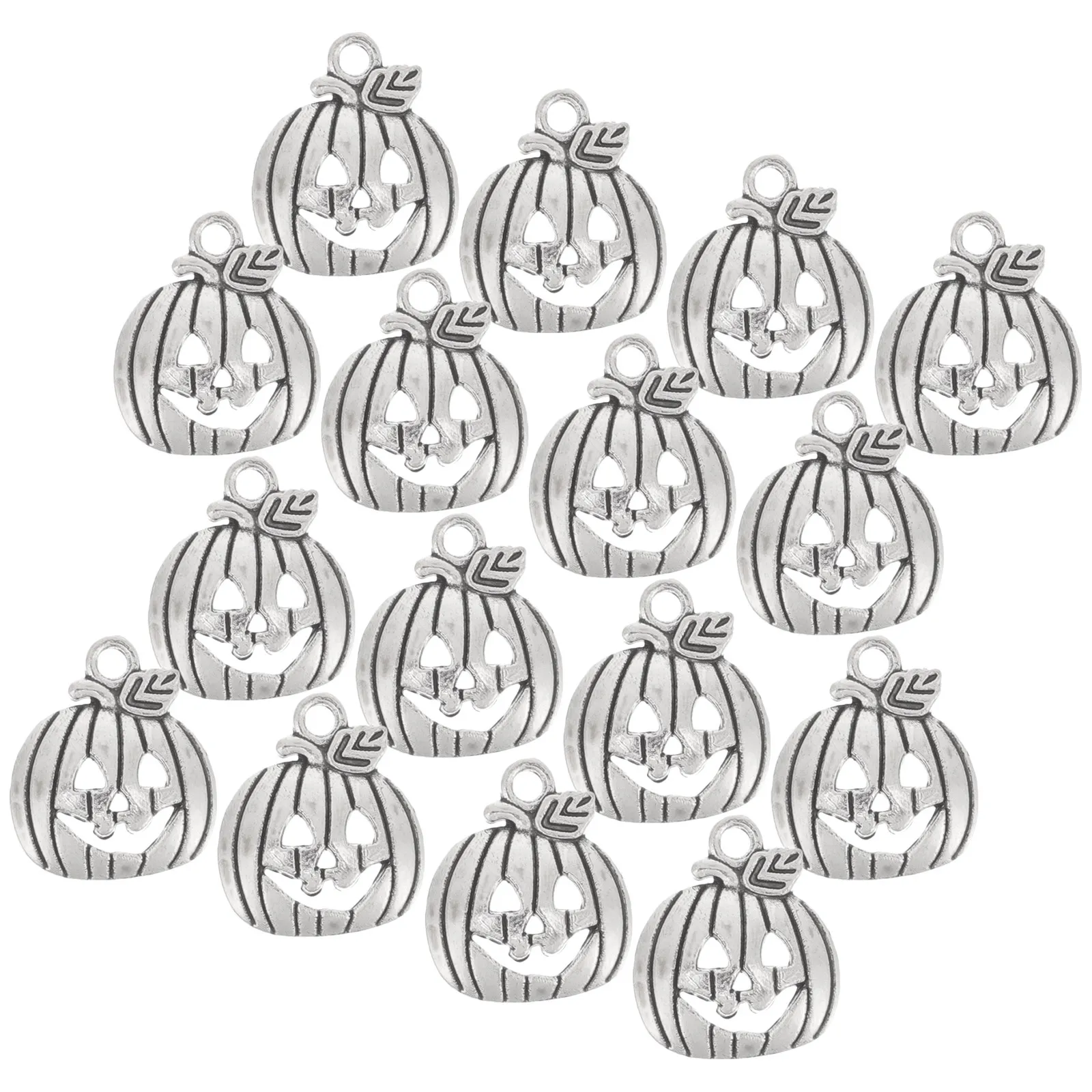 100Pcs Alloy Pumpkin Pendant Charms DIY Jewelry Supplies for Necklace Making Bracelet Crafting Dangle Charm Scrapbooking