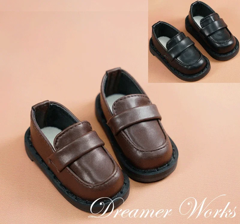 

MSD1/4 1/6 BJD PU Trendy All-match Uniform Shoes Student Boots for Male Dolls