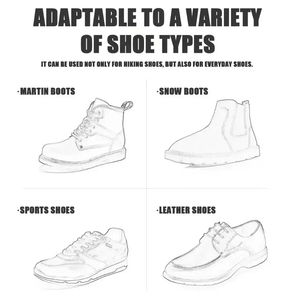 1 Pair 5 Studs Anti-Skid Ice Snow Camping Walking Shoes Winter Safety Boots Universal Professional Climbing Crampons