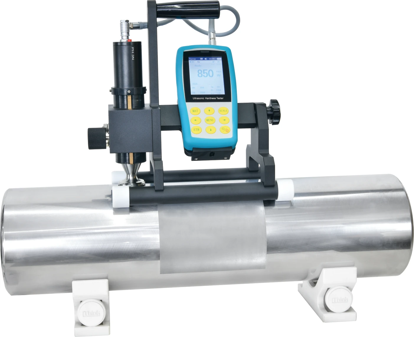 Testeur de dureté ultrasonique Portable de haute qualité, avec cylindre de Gravure Vickers, testeur de dureté, 2024