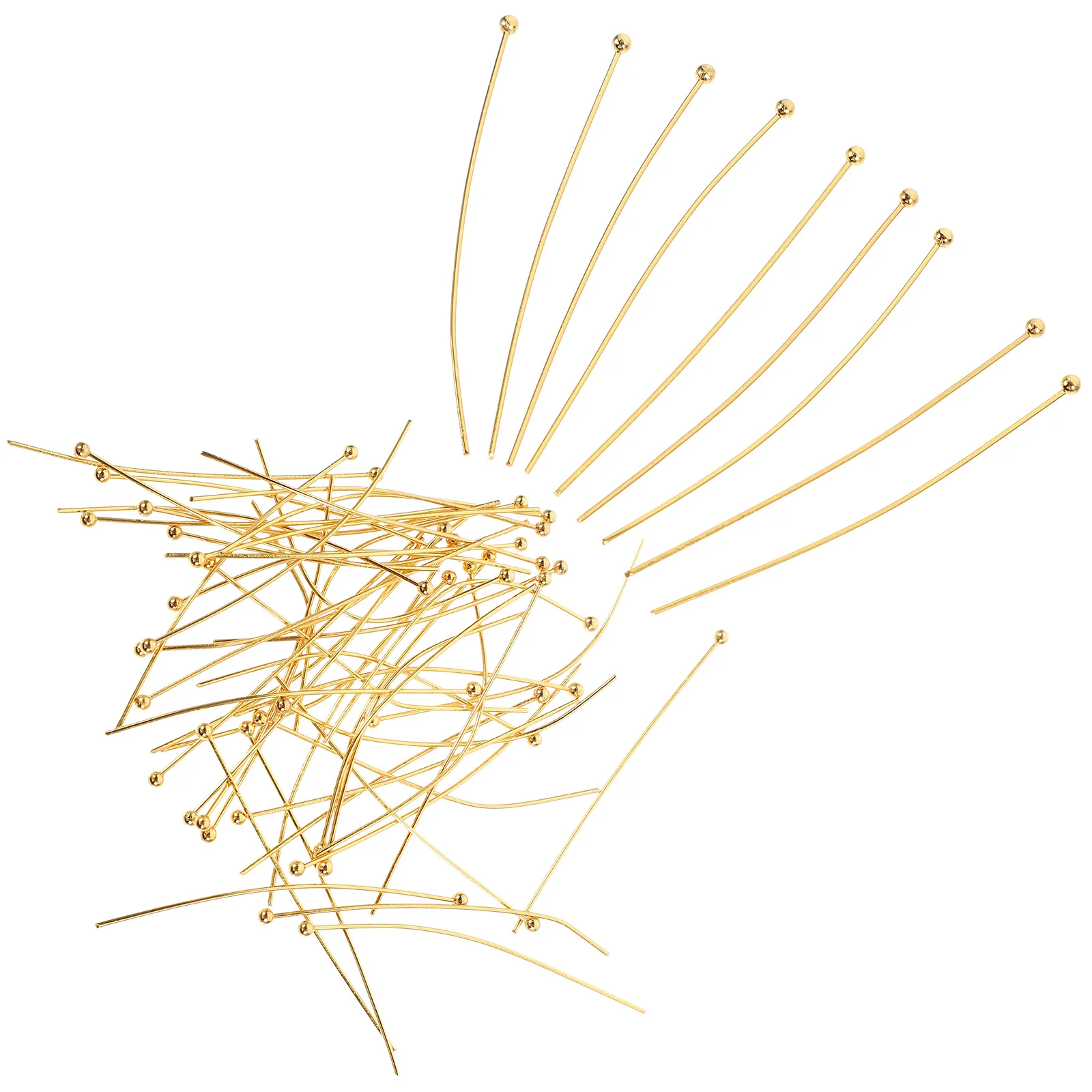 

50Pcs Multi-Use Ball Head Pins Jewelry Making Supplies DIY Tools for Earrings Bracelets Necklaces Accessories Findings