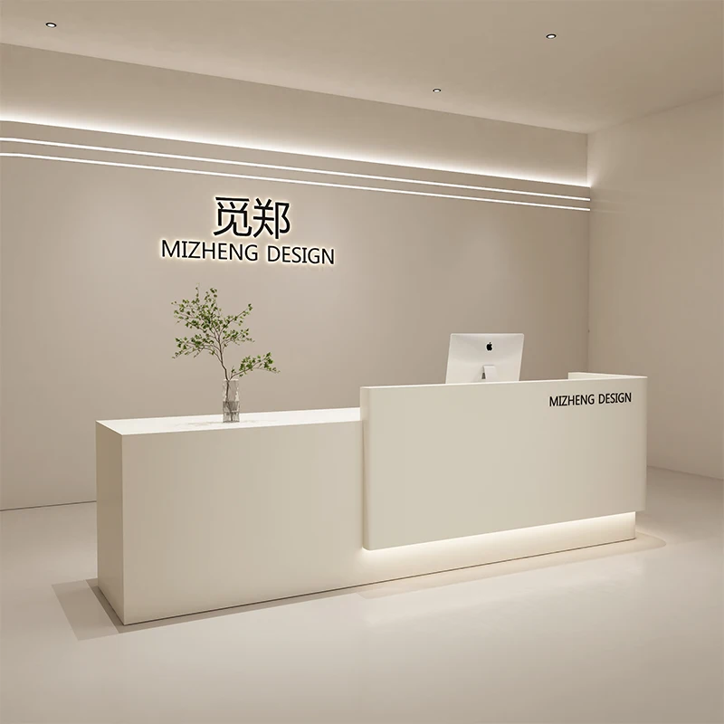 

Service Salon Reception Desks Welcome Adult Commericial Customer Reception Desks Business Stands Mostrador De Tienda Furniture