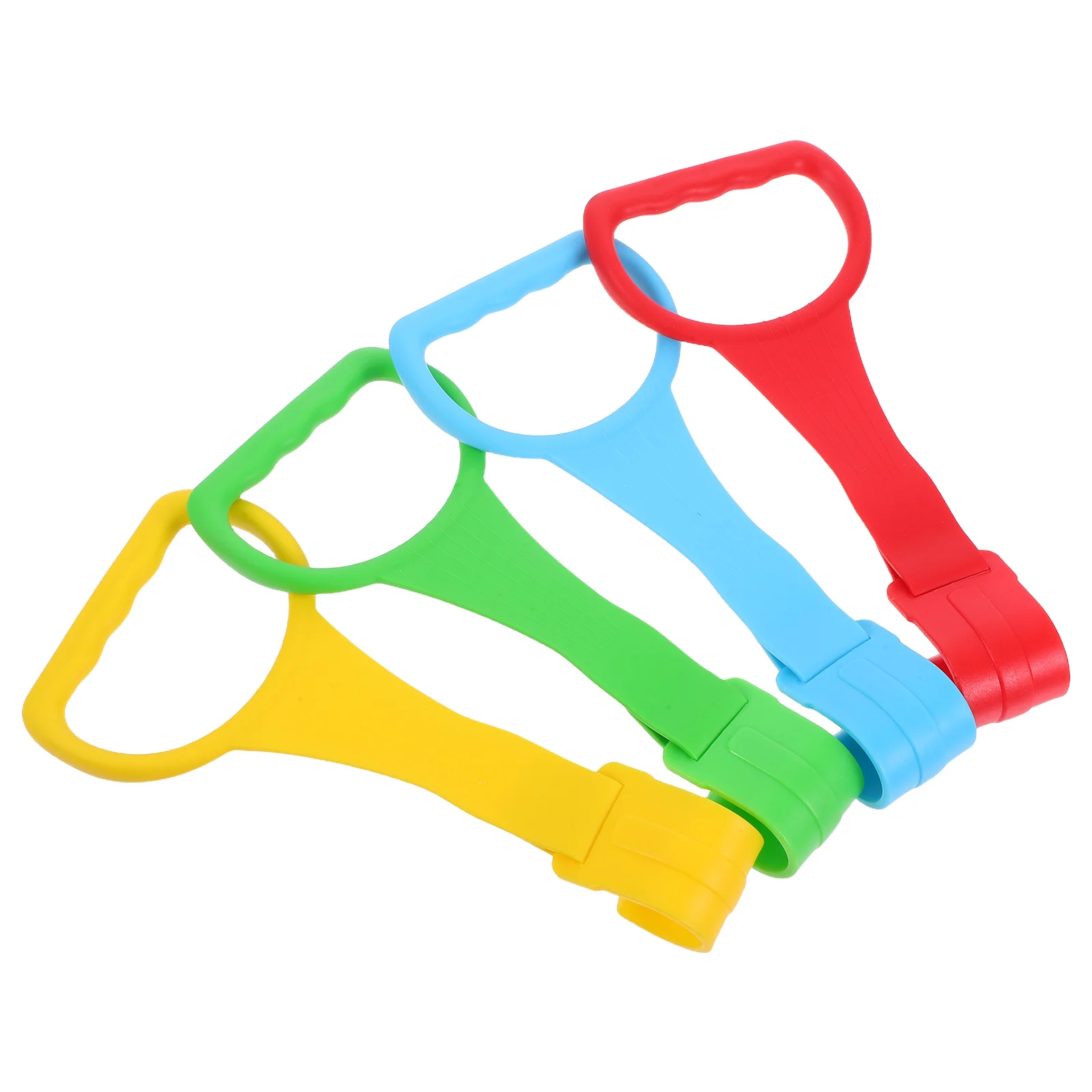 

4 pcs Baby Bed Gym Rings Red Green Pull Up Bars Toddler Walking Practice Safety Assist Playpen Accessories