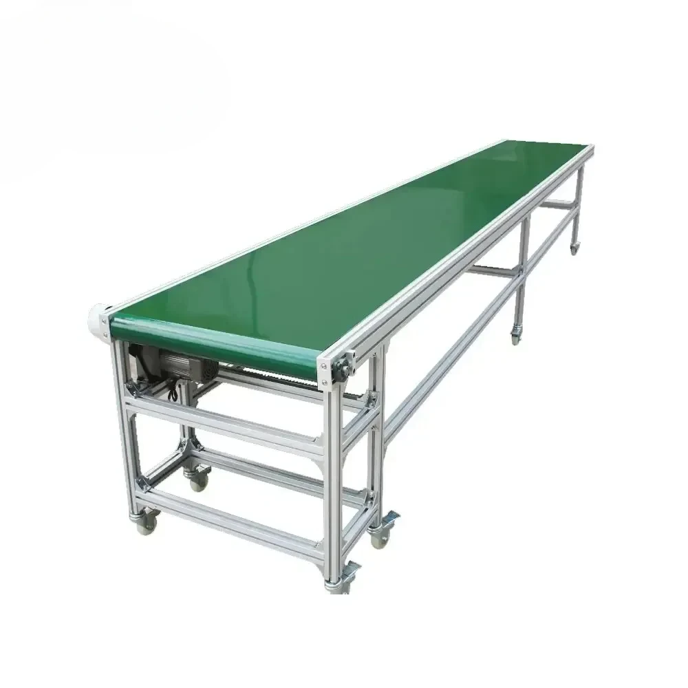 Chinese Manufacturer Customize PVC Belt Conveyor Powered Belt Conveyors Production Line With Adjustable Speed HOT SALE