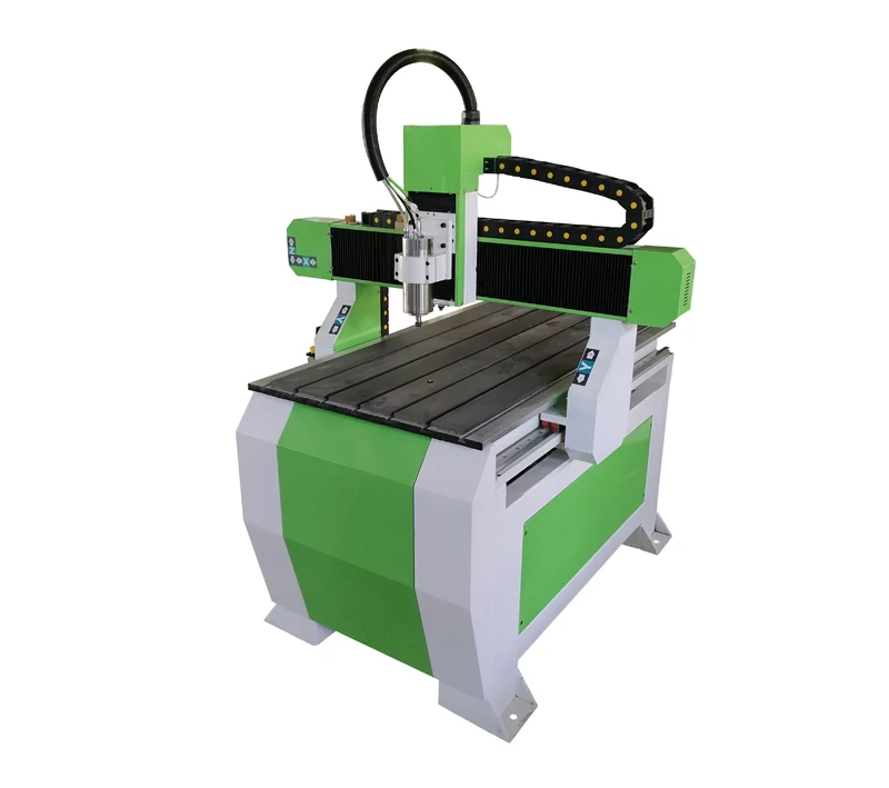 6090 Mini CNC Router Milling Machine Rotary Axis NC Studio Control Single Spindle Gear for 3D Engraving Advertising Wood Acrylic