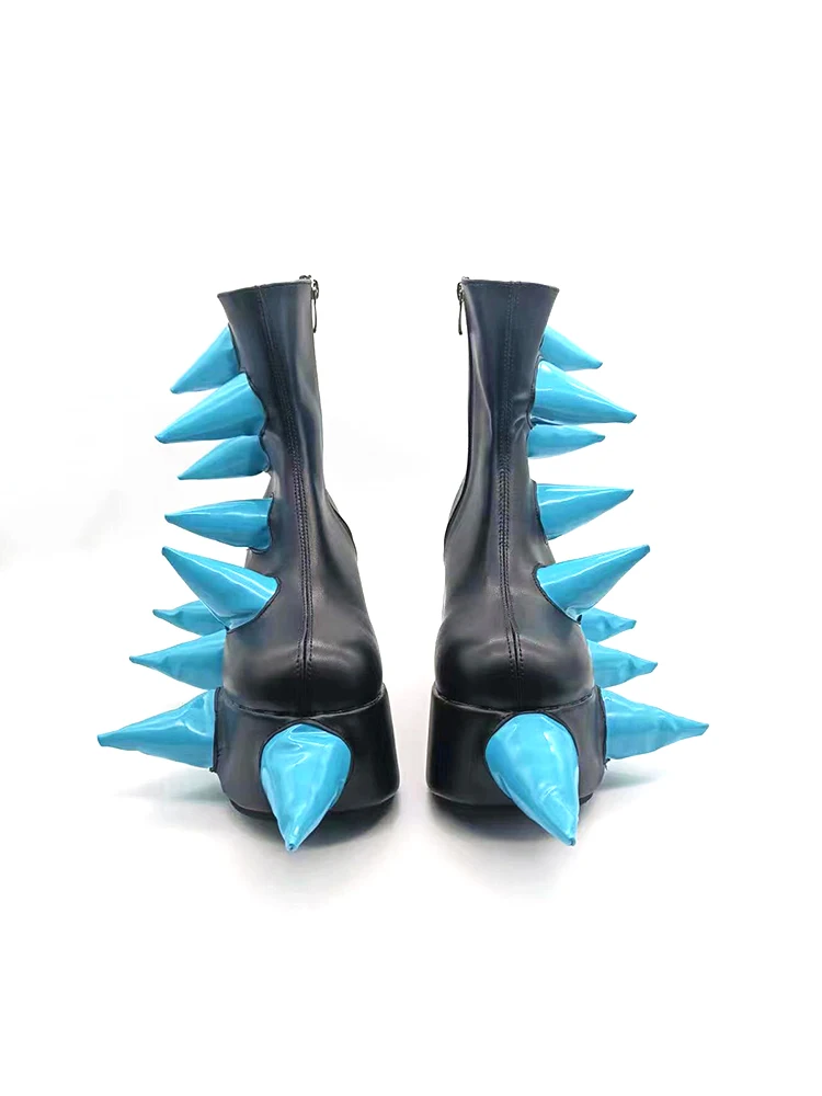 جديد المتخصصة شخصية سميكة القاع حجم كبير أحذية الكاحل أحذية النساء Zapatos Mujer