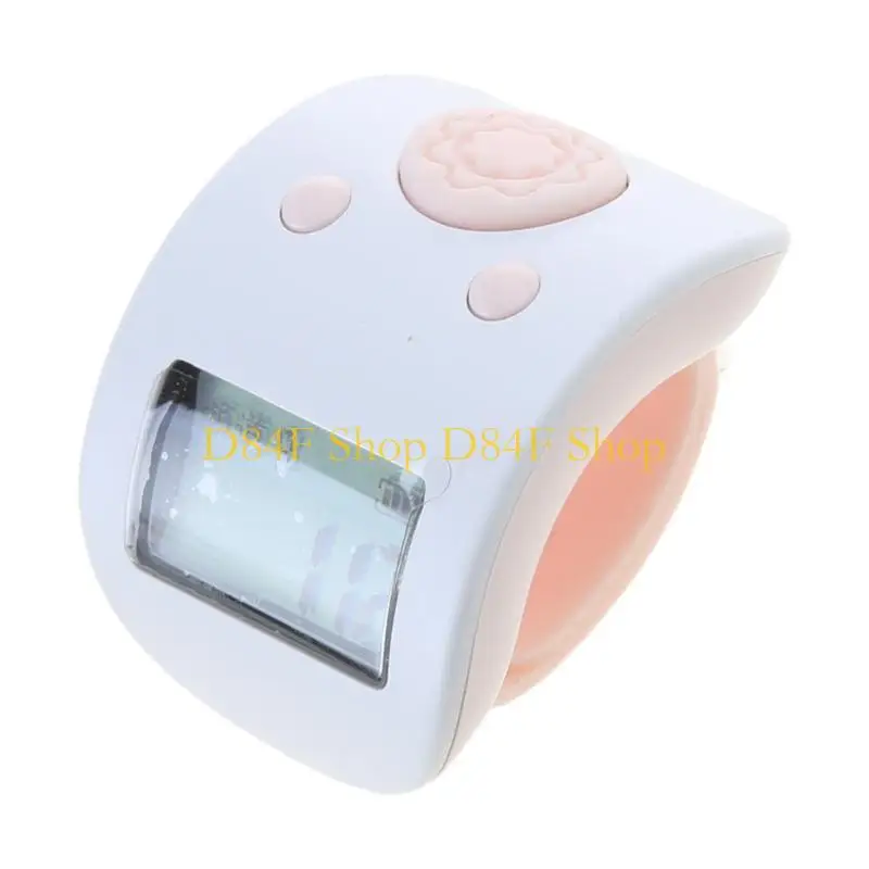 D84F Finger Counter BuddhaClicker Finger Ring TypeElectric Digital Display Tally Counter 9 Channel Tally Counter with Backlit