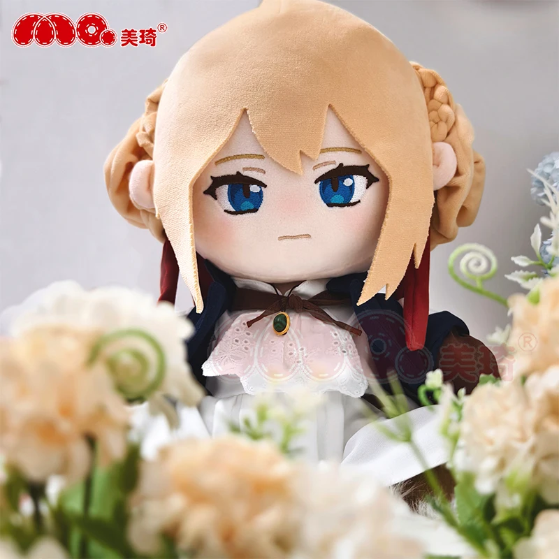 Violet Evergarden Anime Game Cute Cosplay 30cm Sitting Posture Stuffed Toys Cartoon Figures Gift