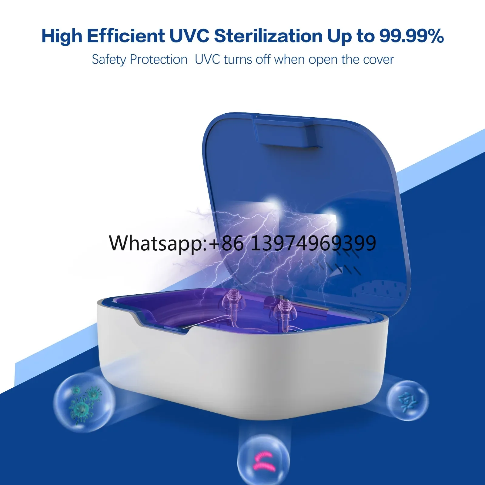 Hearing Aid Maintenance Machine Medical Smart Dry Box With UV Sanitization for Hearing Aid Dry Box factory