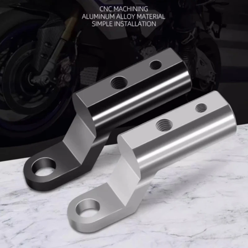 New 1pcs Motorcycle Rearview Mirror Expander Bracket High Quality Universal Adapter Holder Mount Motorbike Bike Accessories