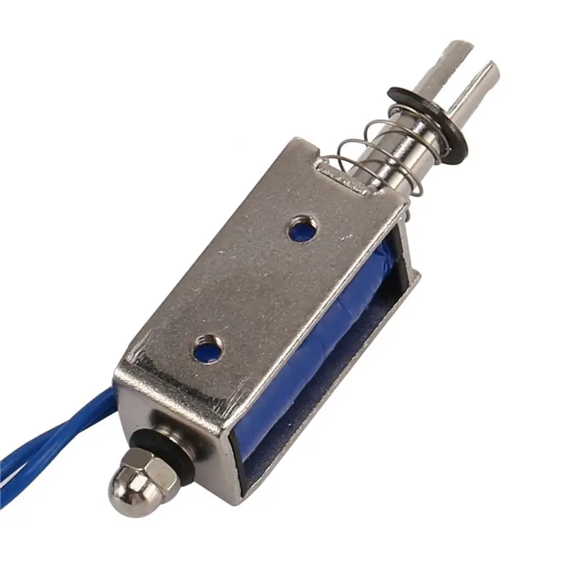AT05-3X Solenoid Electric Solenoid Type Push / Pull 10 Mm DC 12 V 2.1 Kg Force