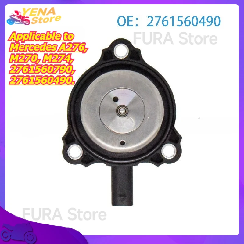 

Engine variable valve timing (VVT) electromagnetic valve. Applicable to Mercedes A276, M270, M274, 2761560790, 2761560490.