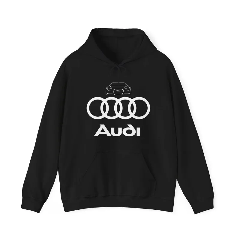 

Audi Racing Neutral Heavy Duty осенне-зимняя мужская толстовка с капюшоном для любителей автомобилей, спортивный логотип, повседневная удобная толстовка премиум-класса с принтом