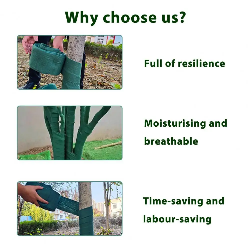 Tree Protector for Fruit Trees Ventilated Tree Wrap Tree Protector Wrap 56 Ft Breathable Trunk Bark Guard Heavy-duty for Young