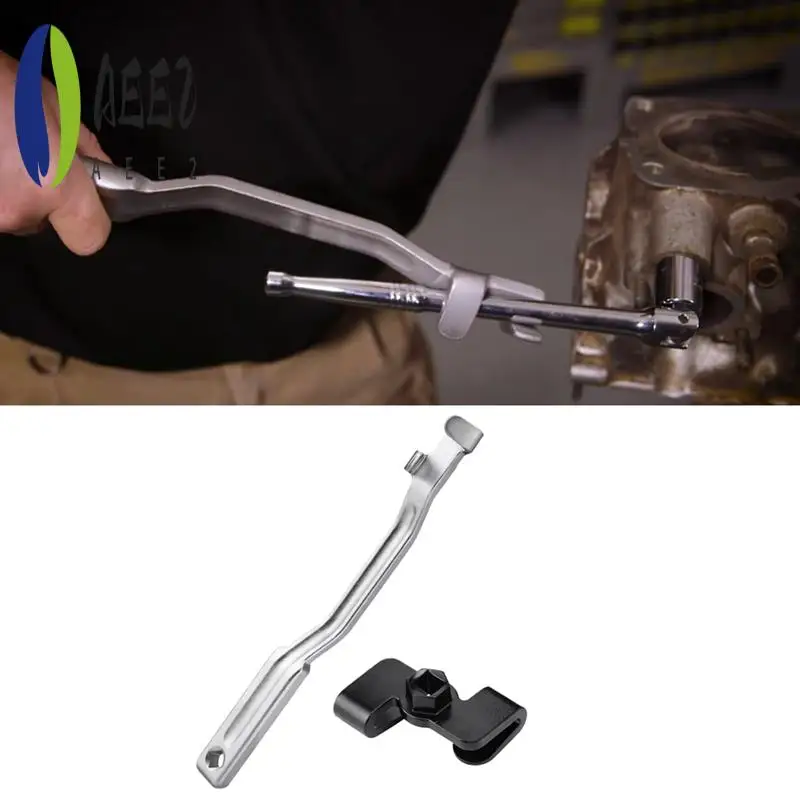 

AEE2-2Piece Wrench Extender Adaptor Wrench Extension Torque Tool For 1/2 Inch Drive Breaker Bars / 21 Mm Hex Drive Tools