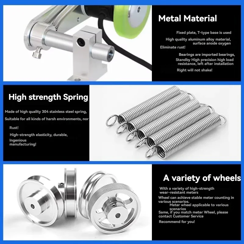 1PC New Meter Counter Installation Spring Bracket Roller High-precision Meter Counter Accessories Encoder Fixed Bracket