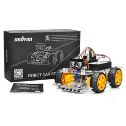 OSOYOO Robot Car Starter Kit for Arduino R3 STEM Remote Controlled Educational Motorized Robotics for Building Programming