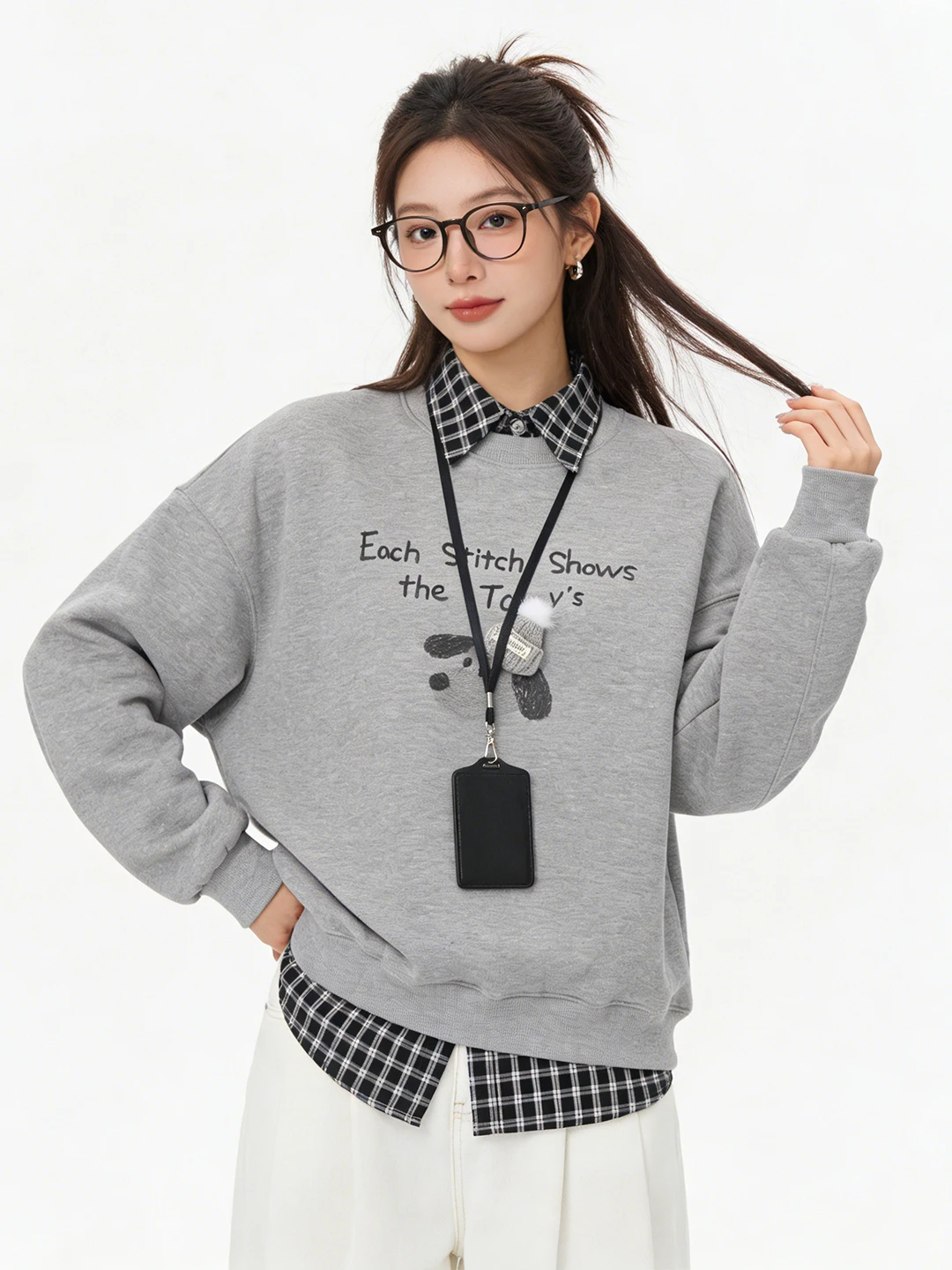 

Женская толстовка-пуловер с 3D-принтом в виде собаки, повседневная, свободная, комфортная, для весны, осени и зимы