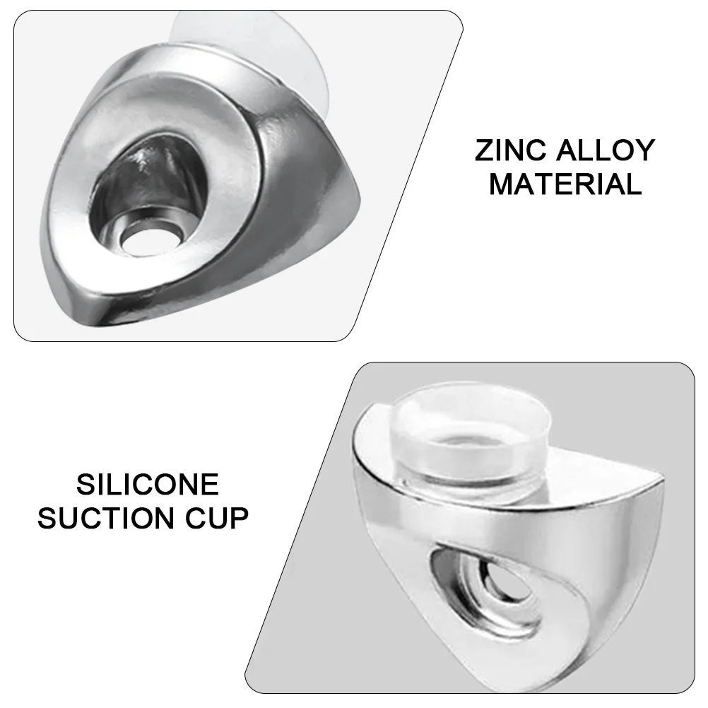 

20Pcs Zinc Alloy Mounting Brace Glass Shelf Support Pegs Professional Durable Furniture Fixing Brackets Glass Shelf Bracket Pegs