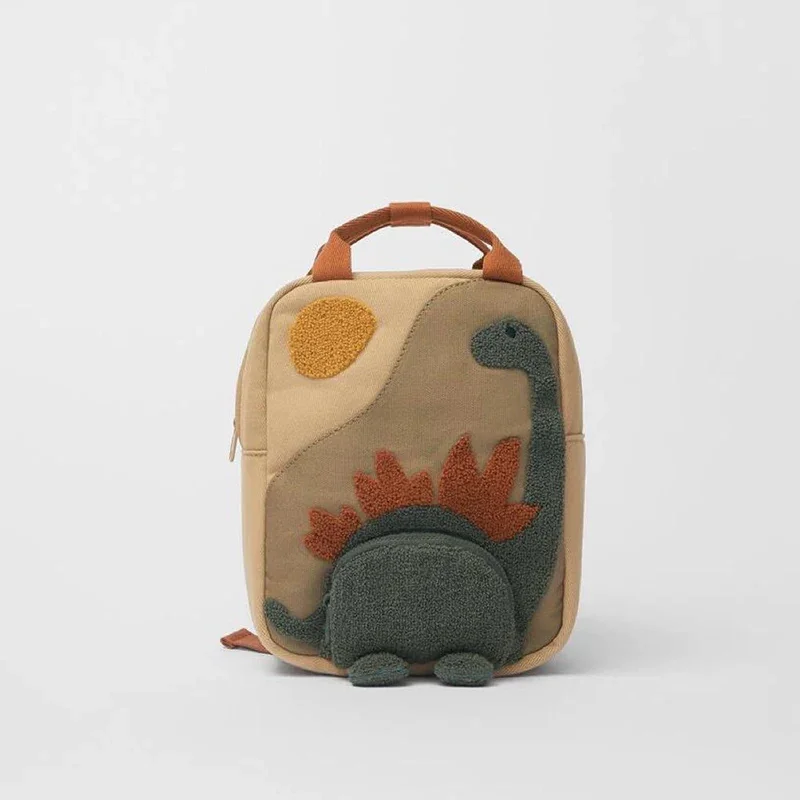 

Новый школьный рюкзак с изображением динозавра из овечьей шерсти для детей, легкий милый рюкзак для детского сада, рюкзак для багажа