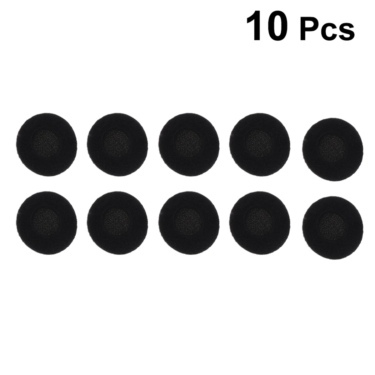 

10 PCS Earphone Case Cover Sponge Pads Protective Headset Covers Black Headphone