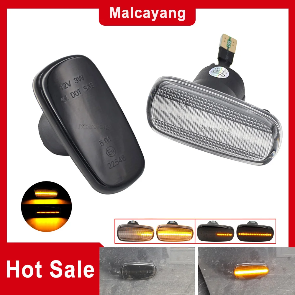 For Toyota Land Cruiser Prius Kluger Wish Altezza Crown Lexus IS200 / IS300 LS430 LED Side Marker Light Turn Signal Lamp