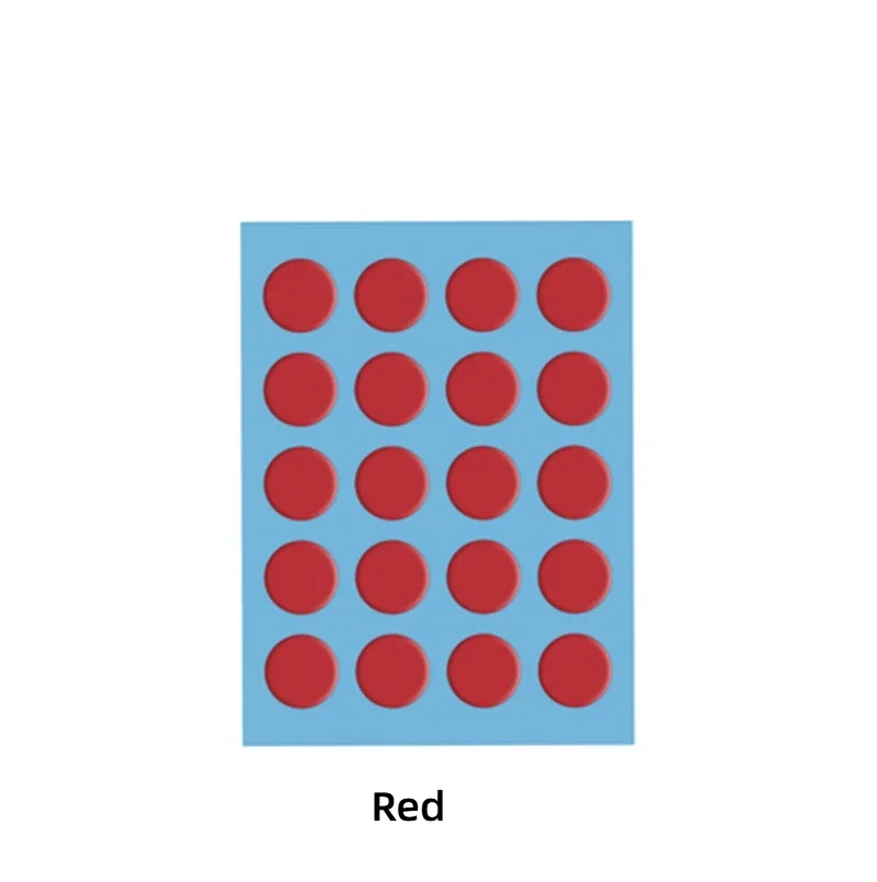 Universal Round PTFE Mouse Skates: Small Dot Adhesive Design Slip-Enhancing Mouse Feet For Most Gaming/Office Mice。