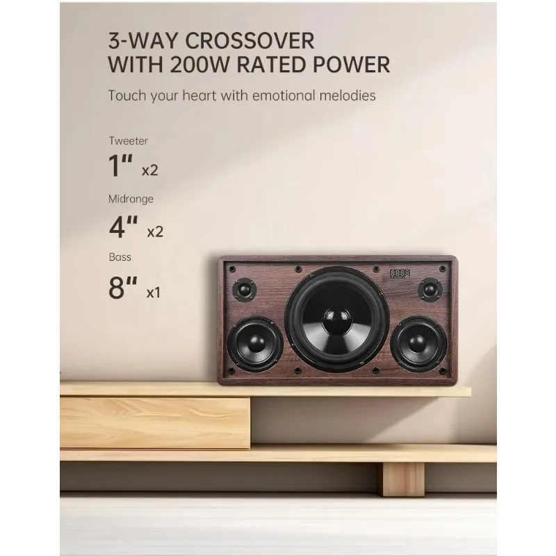 

2026 HIFI Active 2.1-Channel /USB Audio Speaker Wireless Woofer Sound Smart Speakers With UHF For Home Speaker