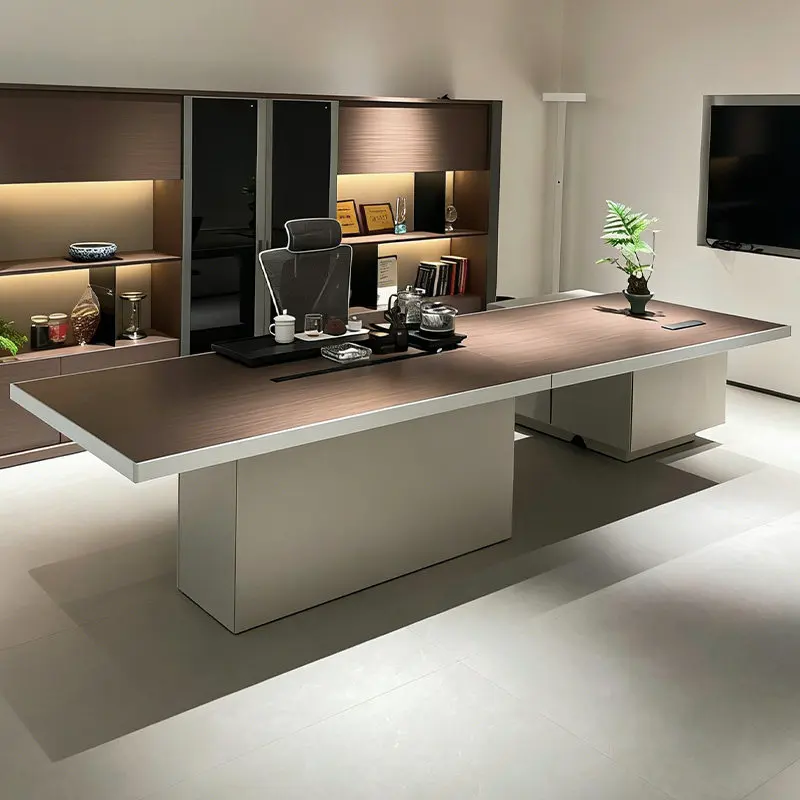 Light Luxury Office Table Writing Computer Desk Office Table Pliante Elevable Desk Room Desks Study Desks Office Furniture