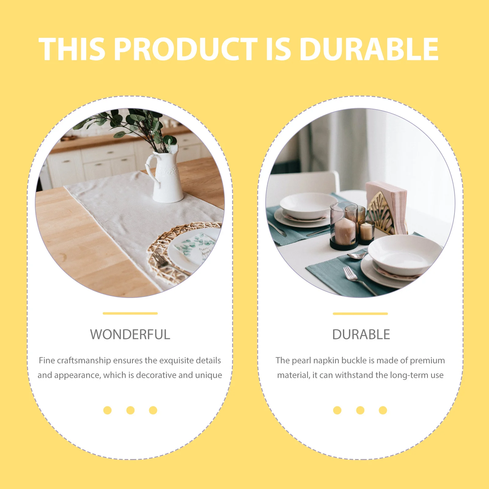 

6pcs Pearl Napkin Rings Exquisite Tissue Holder Elegant Table Decor For Wedding Home Dining Decoration Desktop Use