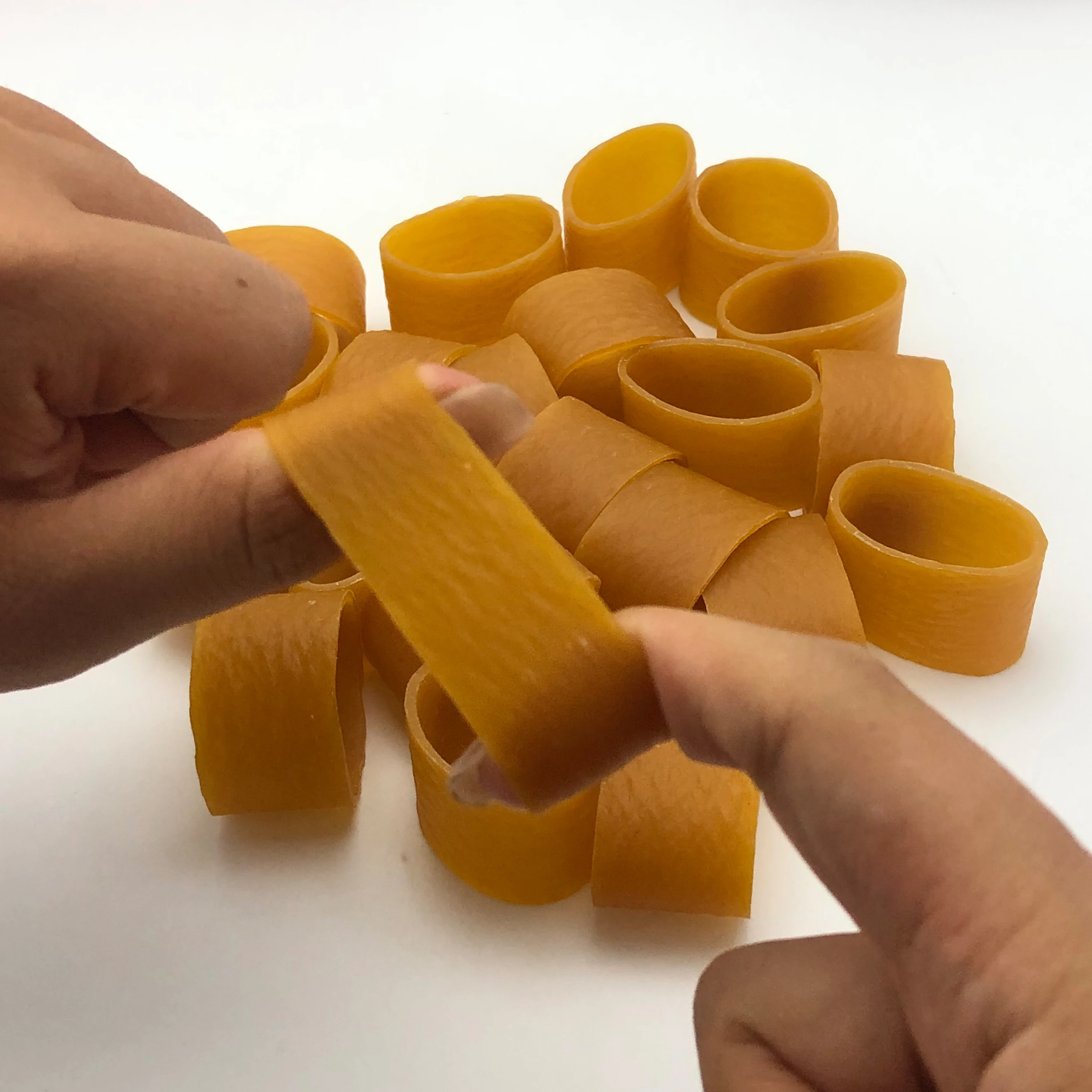 70pcs High Elasticity Yellow Rubber Band School Office Tool Home Kitchen Accessories Elastic Rubber Bands Package Supplies