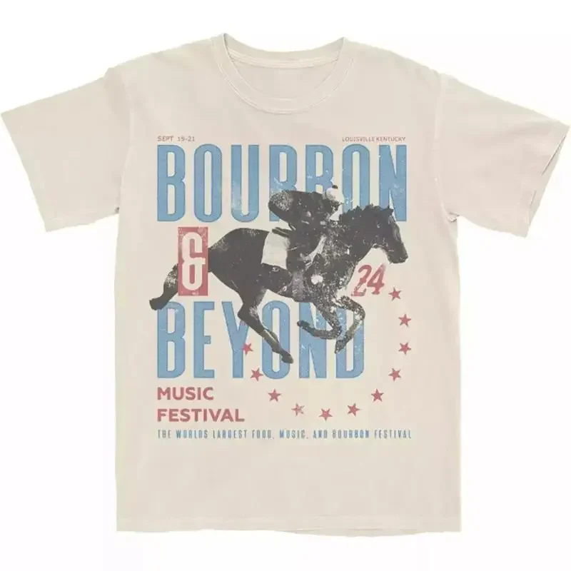 Bourbon AND Beyond 2024 MUSIC FESTIVAL Victory T Shirt Full Size S 5XL