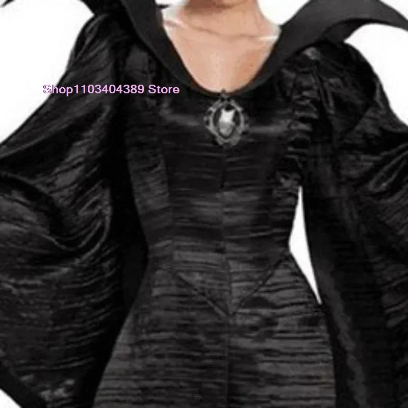 Black Witch Costume Halloween Party Show Costume Export Game Uniform Maleficent  Anime Cosplay Halloween Costumes for Women