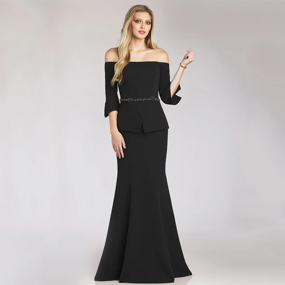 

Customized Off The Shoulder Evening Dresses Elegant Formal Occasion Mermaid Prom Gowns 2025 Floor Length Prom Dresses