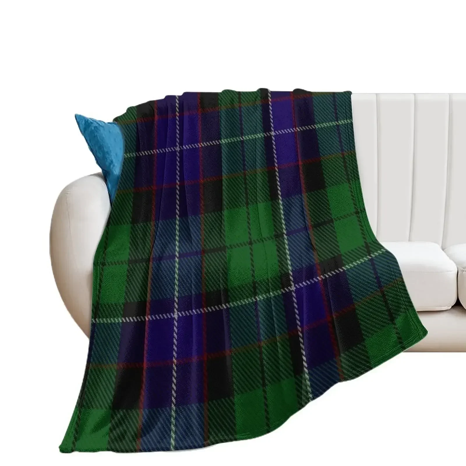 Clan Mitchell Tartan Throw Blanket cosplay anime manga Soft Plaid Blankets