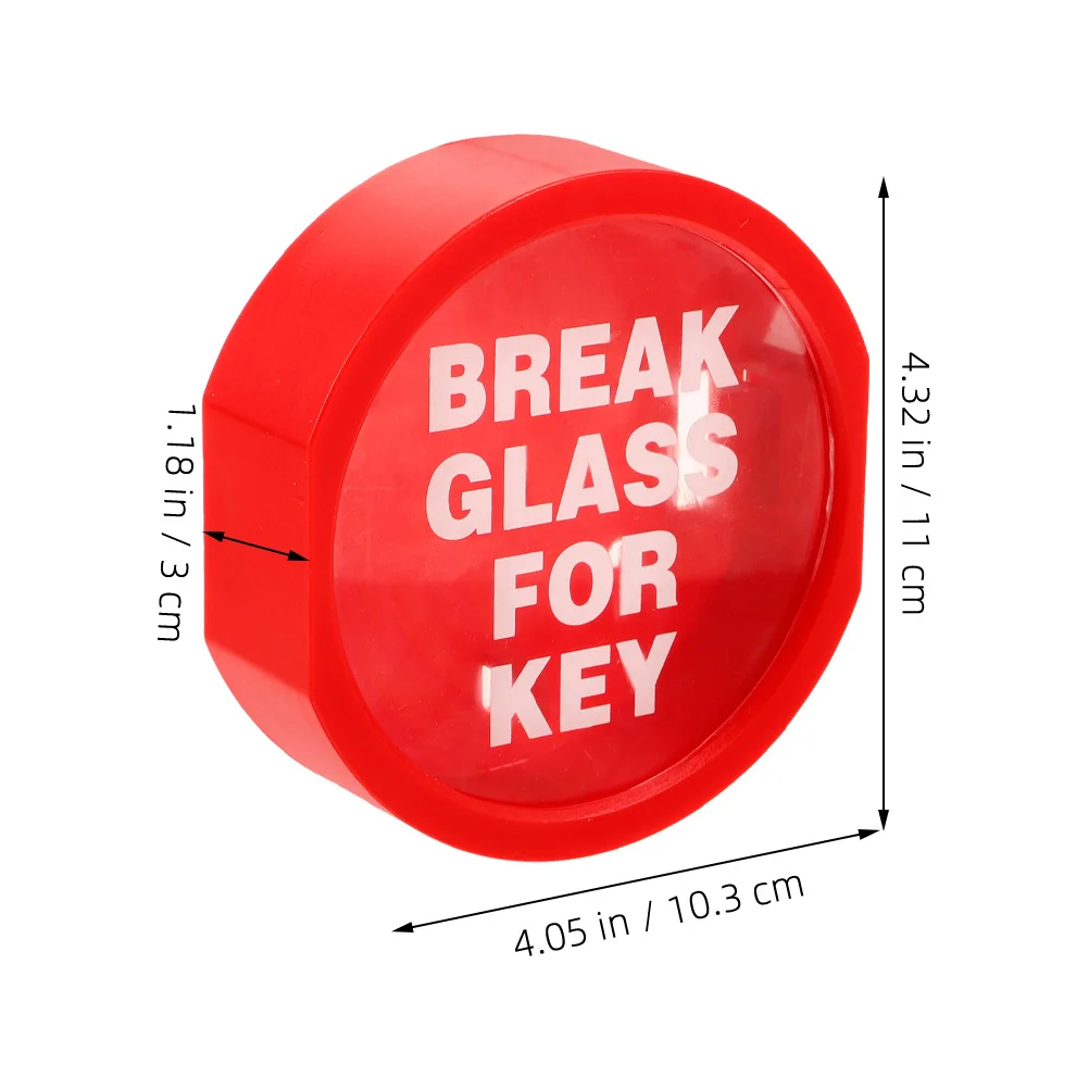 2Pcs Wall Mounted Key Safe Lock Box Outdoor Waterproof Secure Door Lockbox for House Keys Cards Emergency Break Glass