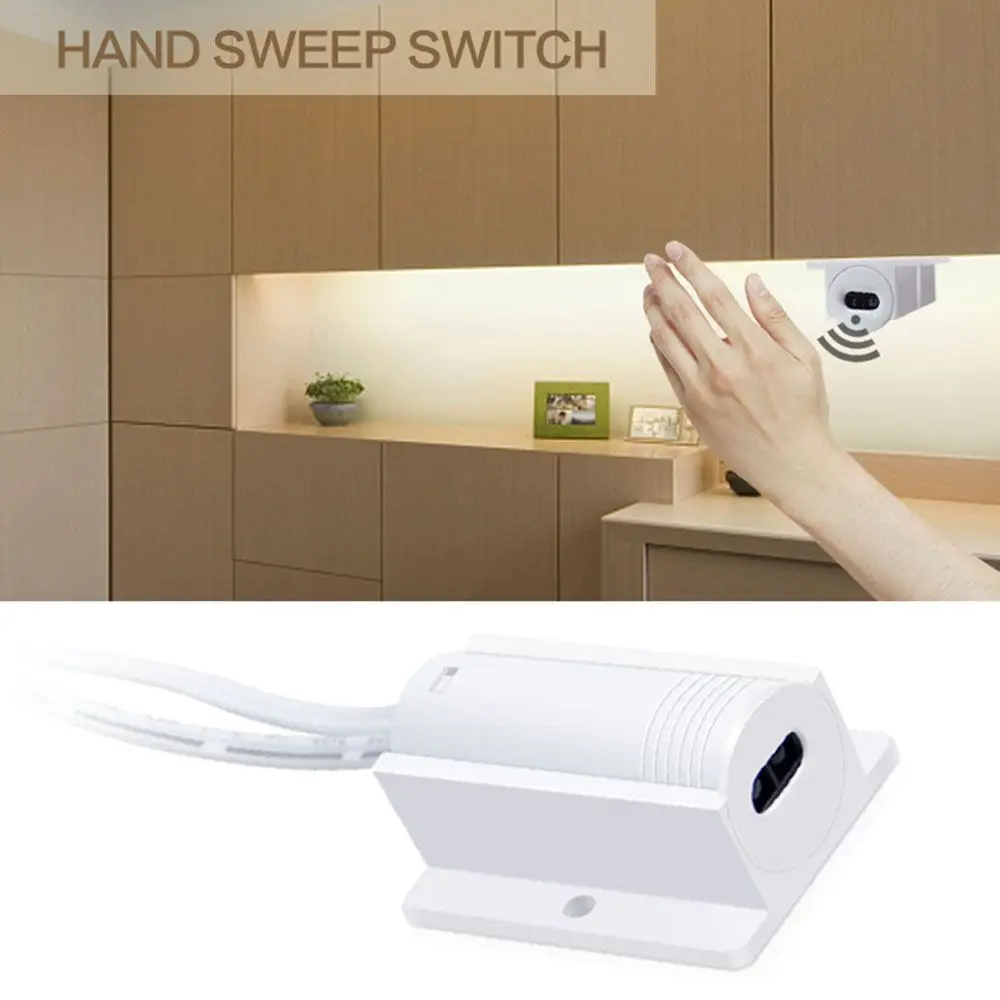 Closet Light Cabinet Light LED Strip Detector Motion Sensor IR Sensor Switch Hand Sweep Switch