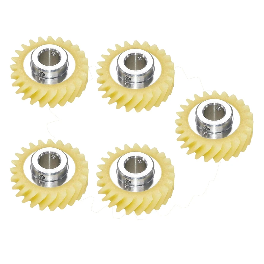 W10112253 Mixer Worm Gear Replacement Part for Whirlpool & for KitchenAid Mixers Replaces 4162897 4169830 AP4295669 5 Pack