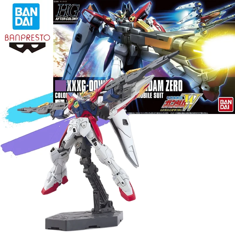 

Original Brand New and Unopened Bandai Banpresto Gundam Model Kit Hguc 1/144 Xxxg 00W0 Wing Gundam Zero Collect Decoration Toy