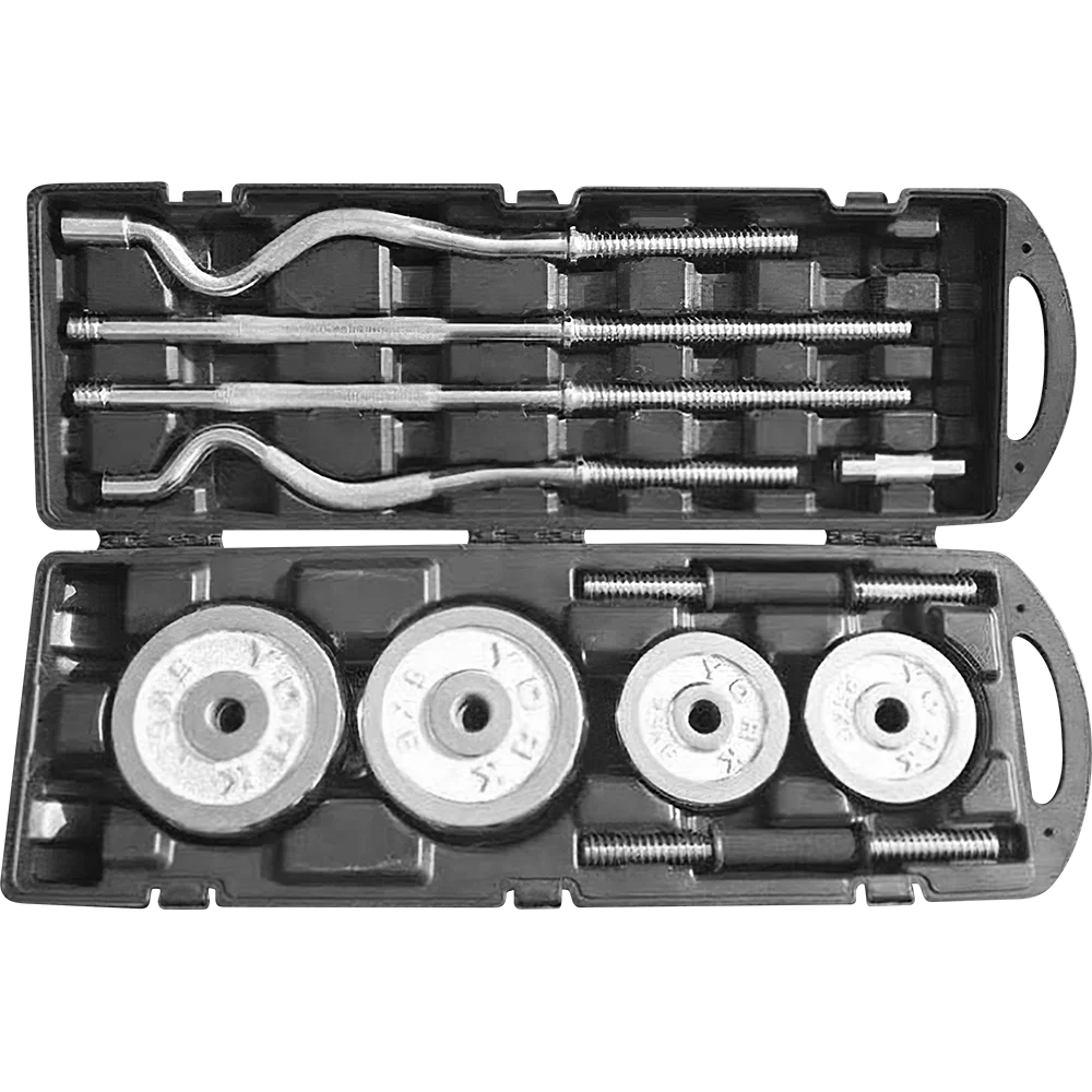 

Electroplate Plating 55kg Fitness Equipment Gym Weights Set Adjustable Dumbbell