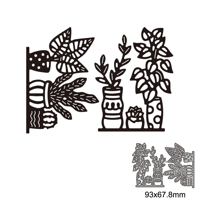 

2psc Beautiful Plants Metal Cutting Dies For DIY Scrapbook Cutting Die Paper Cards Embossed Decorative Craft Die Cut 2022 New