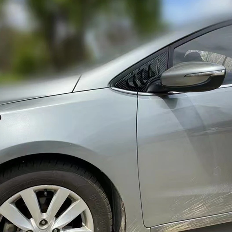 

For Kia Cerato K3 Forte 2014-2017 Front Triangular Window Blind Shades Louver Vent Cover Sticker Trim Car Styling Accessories