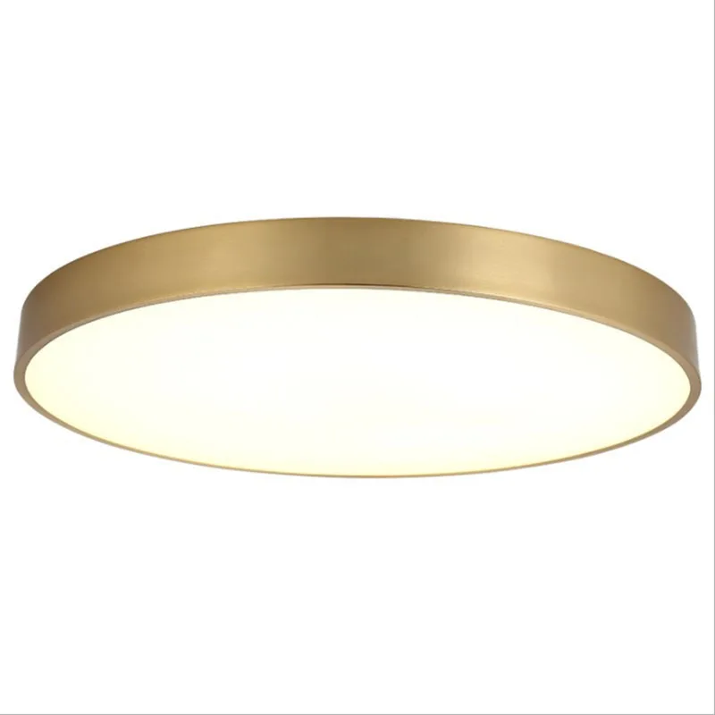 ultra fino led lampada do teto lampada de ouro instalacao de superficie sala de estar quarto remoto decoracao home iluminacao 110v 220v 01