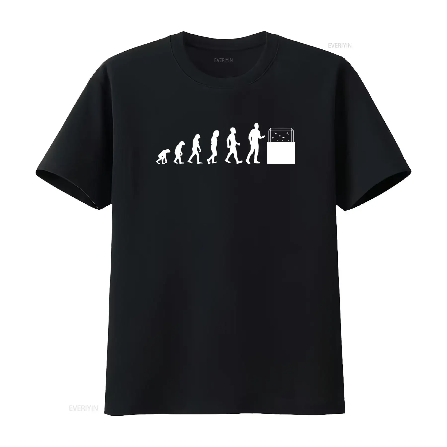Evolution Aquarium T Shirt for Men and Women Ideal Aquaristic Coral Aquascape Reef Fish Lovers vintage Washed graphic