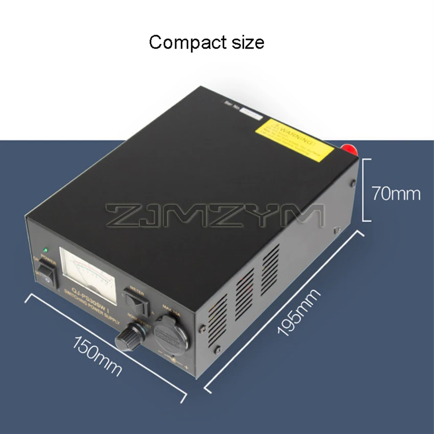 1st แหล่งจ่ายไฟสลับ PS30SWI 30A 13.8V แรงดันไฟฟ้ากระแสตรงอุปกรณ์สื่อสารมีเสถียรภาพแหล่งจ่ายไฟ