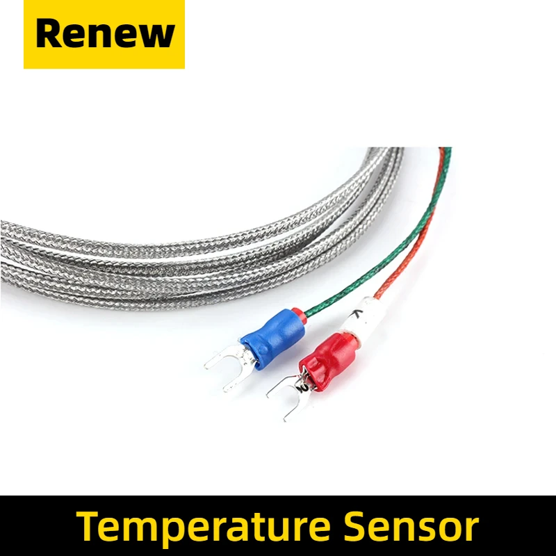 4mm * 30mm K J PT100 1m 2m 3m 5m 10m sonda typu sonda ekranowany przewód pleciony czujnik temperatury termopary do regulatora temperatury