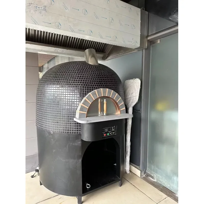 Round Pizza Oven Wood Fire Outdoor Multi-Fuel Pizza Oven Camping Oven for Pizza