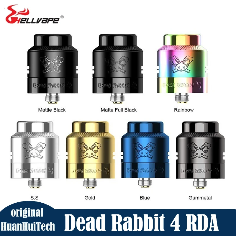 

Оригинальный резервуар Hellvape Dead Rabbit 4 RDA, 24 мм, бесступенчатая конструкция, 0,37 Ом, катушка Ni80, двойные капельные наконечники, распылитель VS Dead Rabbit 3 RDA