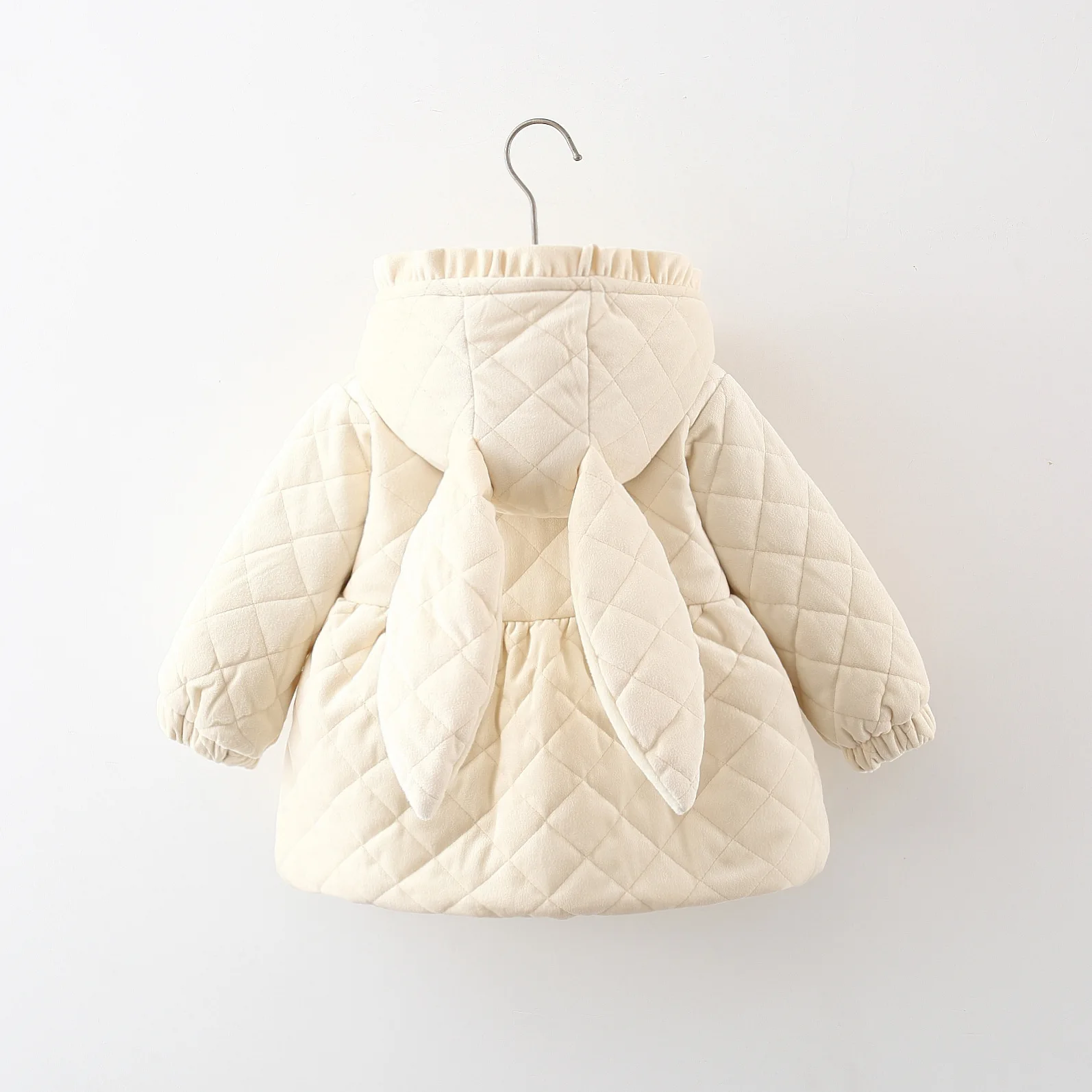 9 Months To 3 Years Old Winter New Red Christmas Party Baby Girl Coat, Thick And Warm Children'S Long Sleeved Clothes