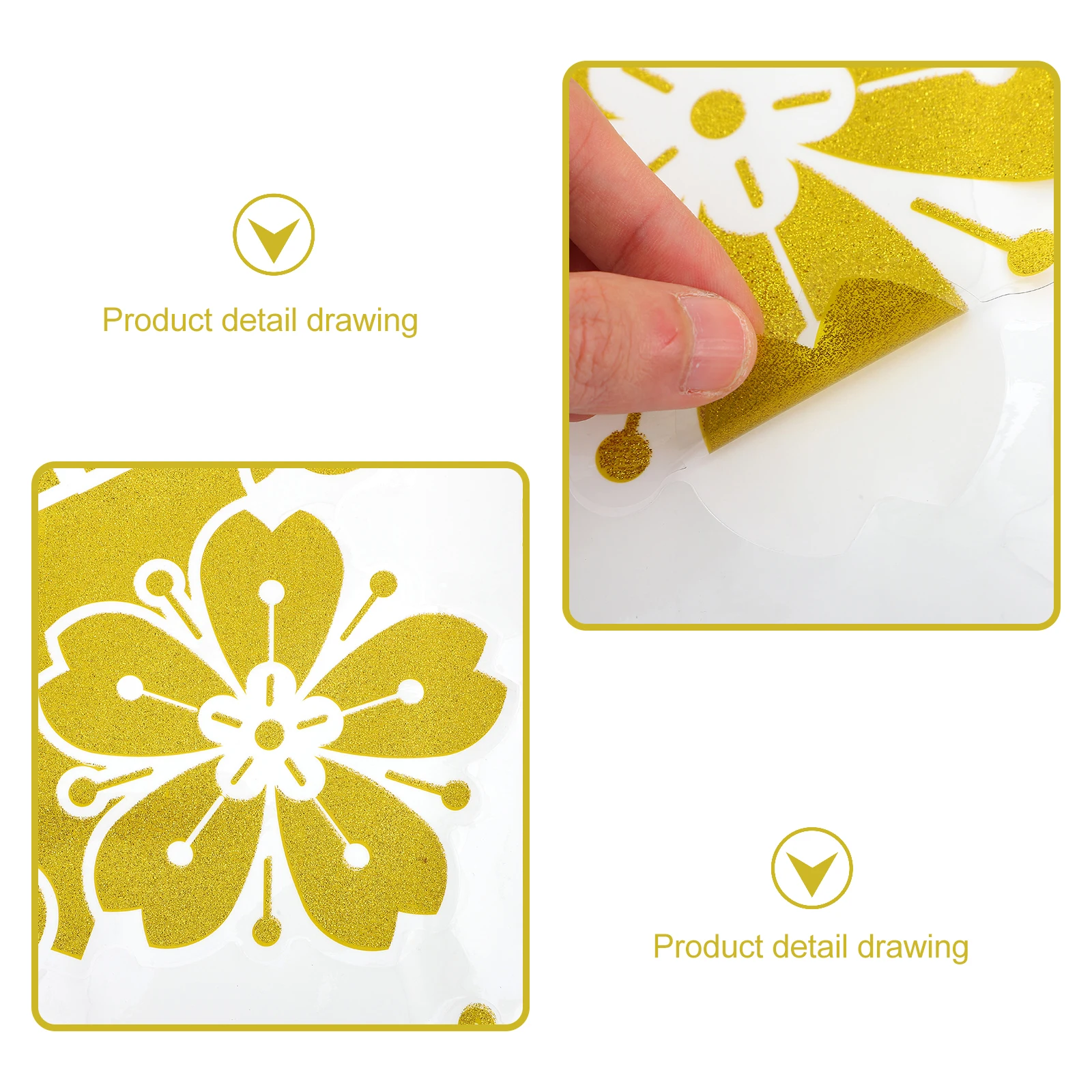

PVC Electrostatic Stickers Waterproof Removable No Residue Long Lasting Quality Wall Window Door Decorations Spring Festival New